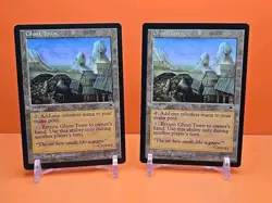 (2) 1997 Magic The Gathering GHOST TOWN TEMPTEST PLAYED - Image 1