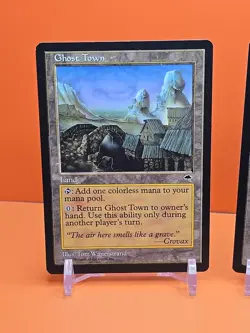 (2) 1997 Magic The Gathering GHOST TOWN TEMPTEST PLAYED - Image 2