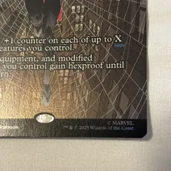 NM Borderless Foil Silkguard, MTG, Marvel's Spider-Man, Magic the Gathering, 37 - Image 3