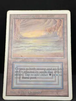 Underground Sea Unlimited MTG Magic The Gathering Dual Land Reserved List RL MP - Image 3