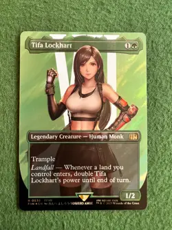 MTG Tifa Lockhart - Surge Foil - Borderless, NM-Mint, English Final Fantasy - Image 1