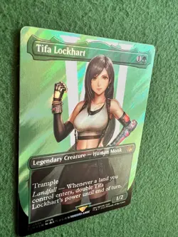 MTG Tifa Lockhart - Surge Foil - Borderless, NM-Mint, English Final Fantasy - Image 2