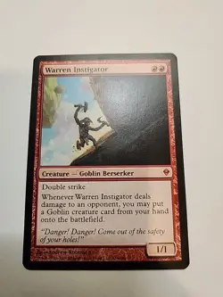 Warren Instigator Zendikar Regular NM! - Image 1