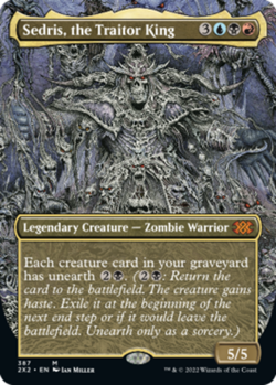 1 x Sedris, the Traitor King - Foil - Borderless - Double Masters 2022 - NM-Mint - Image 1