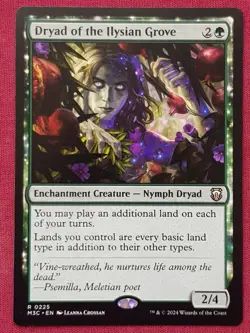 Magic The Gathering COMMANDER MODERN HORIZONS 3 M3C DRYAD OF THE ILYSIAN GROVE - Image 1