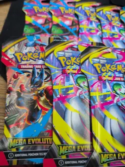 (14) x Mega Evolution Sleeved Booster Pack Sealed Pokemon FREE SHIPPING!! - Image 1