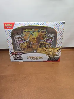 Pokemon 151 Zapdos EX Collection New Sealed TCG - Image 1