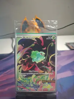 2025 Pokemon Mega Evolutions Bulbasaur 133/132 Stamped Promo Sealed - Image 1