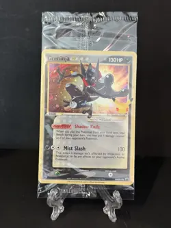 *SEALED * Pokemon TCG ~ Greninja SWSH144 Gold Star Celebrations Black Star Promo - Image 1