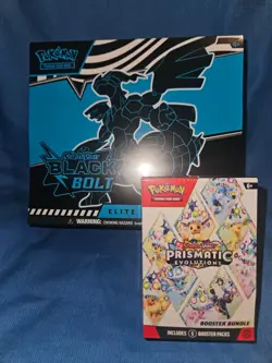 Pokemon Bundle Black Box Elite Trainer & Prismatic Evolution Booster Bundle - Image 1