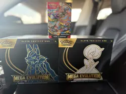 Sealed Pokemon ETB Mega Evolution Gardevoir & Lucario + BOOSTER BUNDLE - Image 1