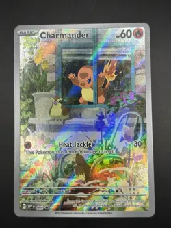 Pokemon TCG Charmander 044 Sv: Obsidian Flames ETB Promo NM - Image 1