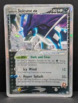 Rocket's Suicune ex 105/109 Team Rocket Returns Holo Secret Rare Pokemon TCG MP+ - Image 1