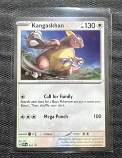 Pokemon TCG Kangaskhan #202 Destined Rivals Cosmos Holo Black Star Promo - Image 1