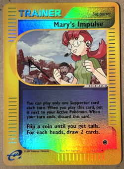 Mary's Impulse Reverse Holo Expedition Uncommon 142/165 Pokemon TCG - Image 1