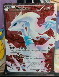 2013 Pokemon: RESHIRAM RC22/RC25 - [Legendary Treasures] Full Art - MP - Image 1
