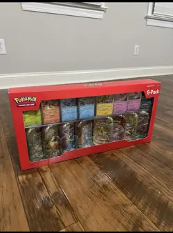 Pokemon TCG Prismatic Evolutions Costco 8 Pack Mini Tins Set + Promos New Sealed - Image 1