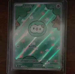 Pokemon TCG Solosis 118/086 English Illustration Rare Black Bolt NM Holo - Image 1