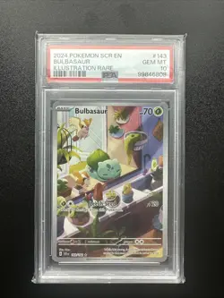 Bulbasaur 143/142 Stellar Crown Pokemon TCG English PSA 10 - Image 1