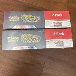 (2 Boxes) 2-pack Pokemon Surging Sparks ETB + Booster Bundle Costco SEALED - Image 3