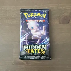 Pokemon Sun & Moon TCG Hidden Fates Sealed Booster Pack - Mew Pack - Image 1