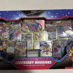 NEW Pokemon TCG Legendary Warriors Premium Collection - 14 Sword & Shield Packs! - Image 1