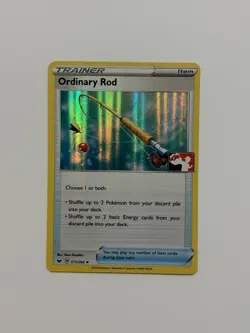 Ordinary Rod 171/202 Pokemon Prize Pack Variant Sword & Shield line Holo A - Image 1