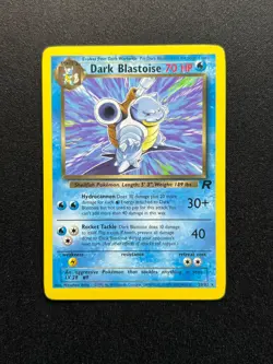 Pokemon TCG - Dark Blastoise 20/82 - Team Rocket Non-Holo - WoTC 1999 - LP/EX - Image 1