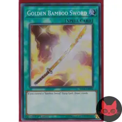 Yugioh Golden Bamboo Sword SHVA-EN054 Super Rare 1st Edition NM - Image 1