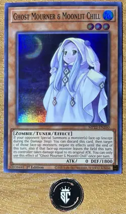 Ghost Mourner & Moonlit Chill - Super Rare - Yugioh 1st Edition MP22-EN260 - Image 1