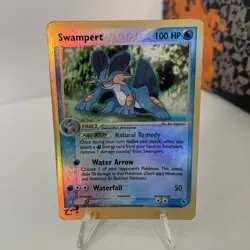 Swampert EX Ruby & Sapphire 23/109 Reverse Holo Pokemon Card 2003 Excellent - Image 1