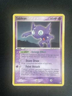 Sableye - EX Power Keepers 22/108 Pokemon Card - Rare PLAYED - Image 1