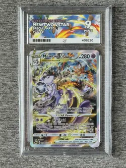 Mewtwo VSTAR Crown Zenith: Galarian Gallery Holo Card GG44/GG70 Ace 9 - Image 1