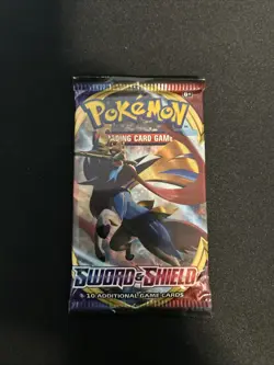 1 Pokemon Sword and Shield Trading Card Game Booster Pack, New Factory sealed - Image 1
