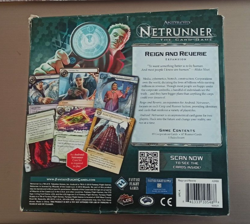 ANDROID NETRUNNER Reign and Reverie box unsealed ,cards still sealed Mint 1998 - Image 2