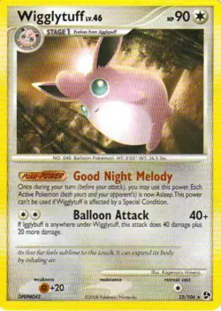 2x (pok-GE-032) Wigglytuff (R) Pokemon D&P Great Encounters Card # 32 - Image 1