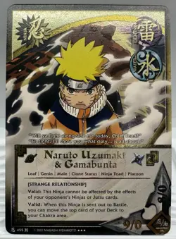 Naruto CCG TCG Vintage 2002 12 Card Lot Super Rare NM & LP Top Loaded - Image 5