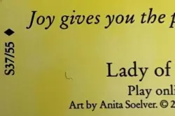 Bella Sara Violet S37/55 Trading Card Lady of Herd Sunflower Used - Image 4