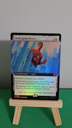 2025 Marvel's Magic The Gathering MTG R 0248 With Great Power... Foil - Image 1