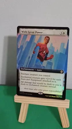 2025 Marvel's Magic The Gathering MTG R 0248 With Great Power... Foil - Image 3