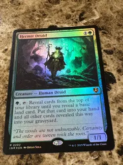 HERMIT DRUID Magic MTG Innistrad Remastered Foil - Image 1
