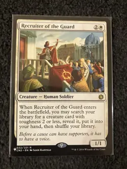 Magic The Gathering MTG - Recruiter of the Guard - The List Reprints - Image 1