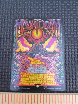 Mount Doom (Borderless Poster Foil) Universes Beyond: the Lord of the Rings - Image 1