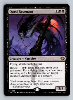 Qarsi Revenant - TDM #86 Rare - NM / Mint Tarkir Single - Image 2
