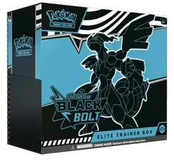 🔥 SEALED 🔥Pokemon TCG Black Bolt ETB Elite Trainer Box Booster Packs - Image 1