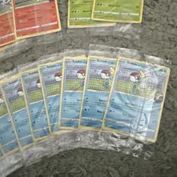 On The Ball - Pokemon Futsal PROMO Cards bundle Pikachu scorbunny grooky x20 - Image 5