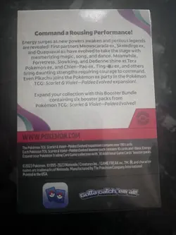 Pokemon TCG: Paldea Evolved Booster Bundle - Brand New Sealed. (6 booster packs) - Image 2