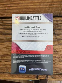 Pokemon Scarlet & Violet: Temporal Forces Build & Battle Box W/shrink US Seller - Image 2