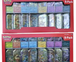 Lot Of 2 Pokemon: Prismatic Evolutions Mini Tin 8-Pack-Costco- New In Box 🔥🔥 - Image 2
