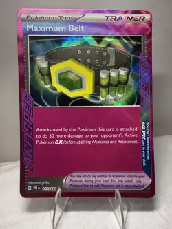 Pokemon TCG Maximum Belt 117/131 SV: Prismatic Evolutions ACE SPEC Rare - Image 1